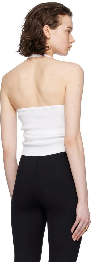 Alaïa White Gathered Tank Top 3