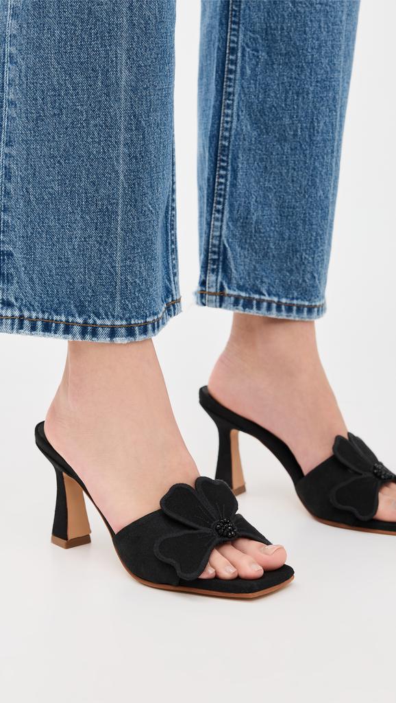 Kaanas Dune by Lun Flower Applique High Heels