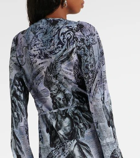 Acne Studios Printed wrap dress 6