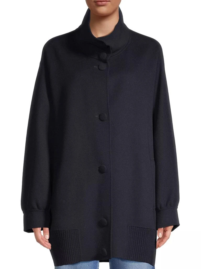 Weekend Max Mara Rete Wool-Blend Cocoon Coat 3