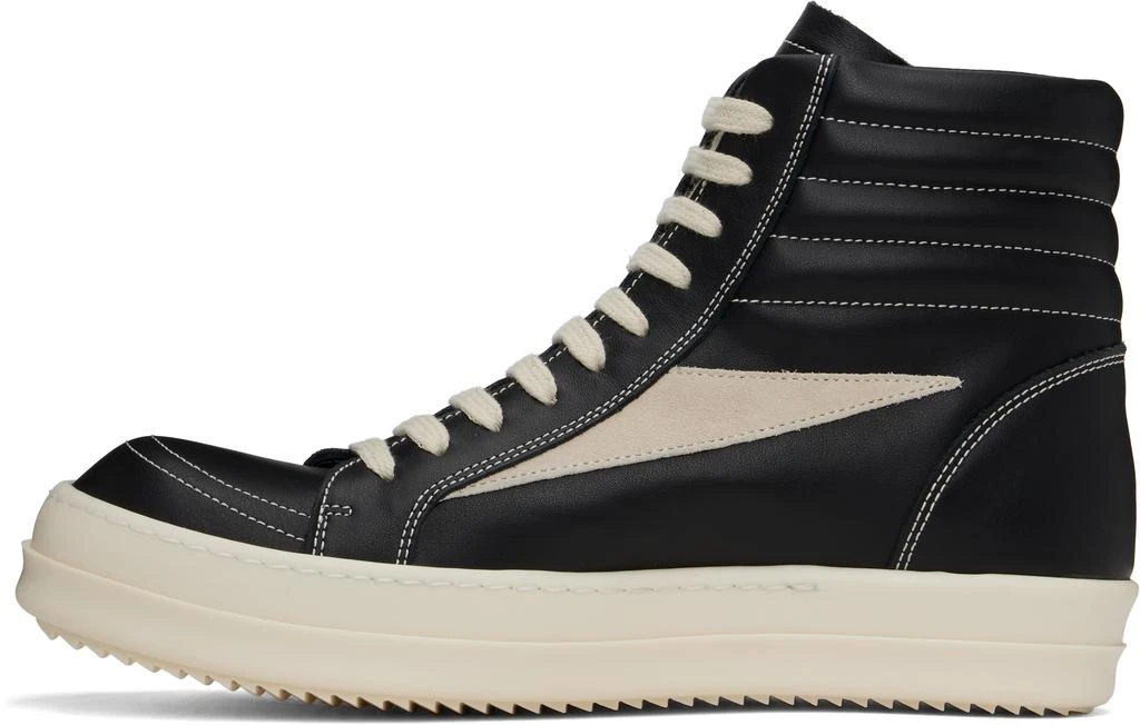 Rick Owens Black Hollywood High Vintage Sneaks Sneakers 3