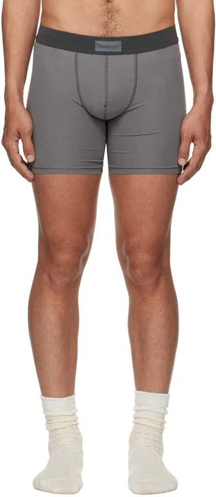 SKIMS Three-Pack Multicolor SKIMS Cotton 5" Boxer Briefs 4