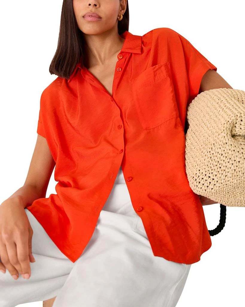 Whistles Nicola Button Front Shirt 1