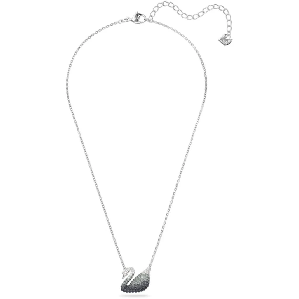 Swarovski Swarovski Women's Pendant - Iconic Swan Grey Rhodium Plated Lobster Clasp | 5614103 2