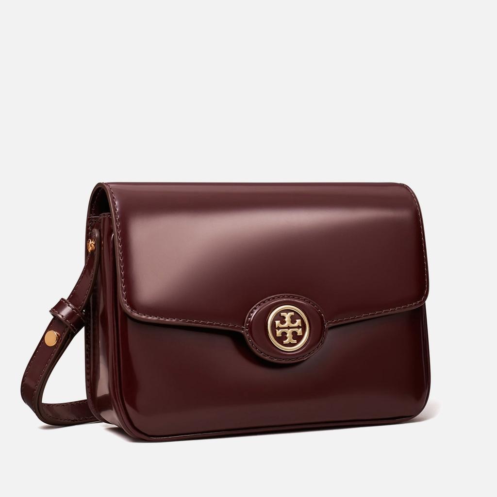 Tory Burch Tory Burch Robinson Spazzolato Convertible Leather Shoulder Bag