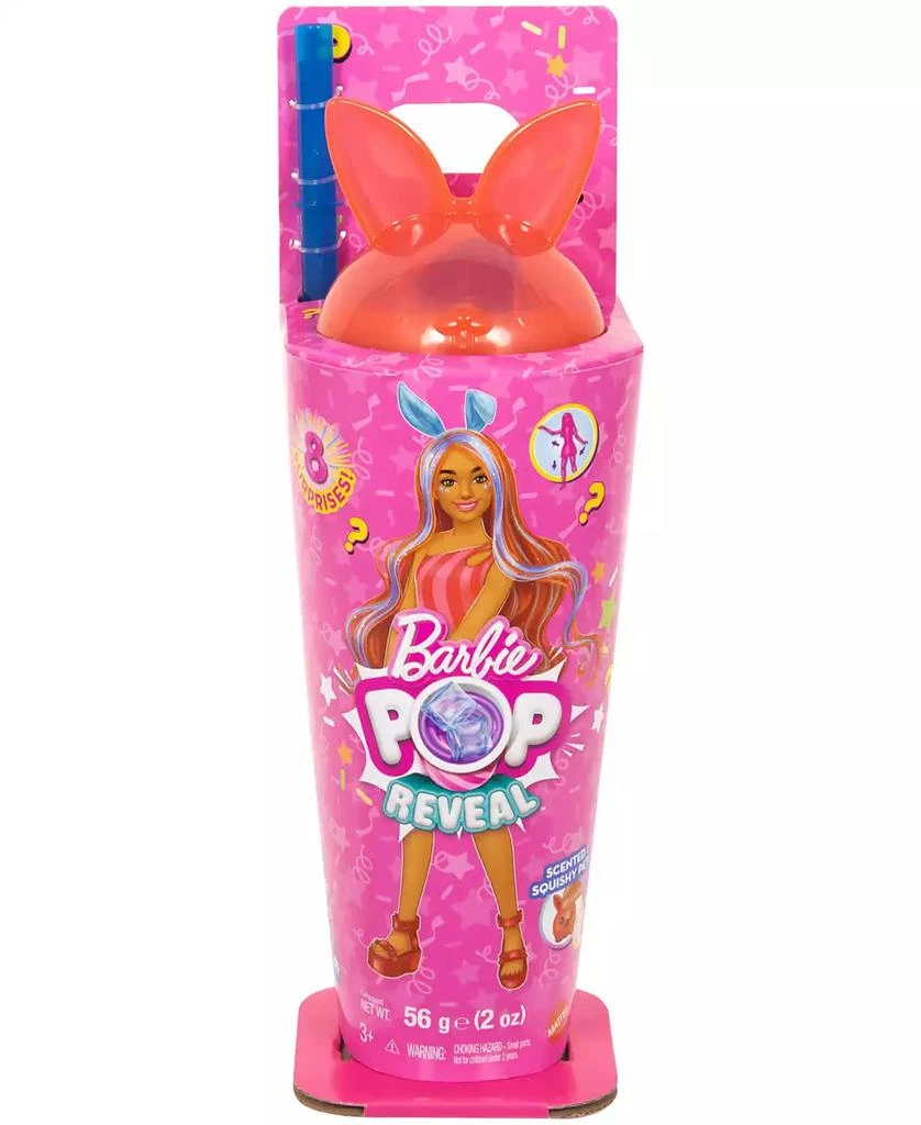 Barbie Pop Reveal Shakes Series Doll & Accessories Set, Scented Bright Bunny Fashion Doll 6