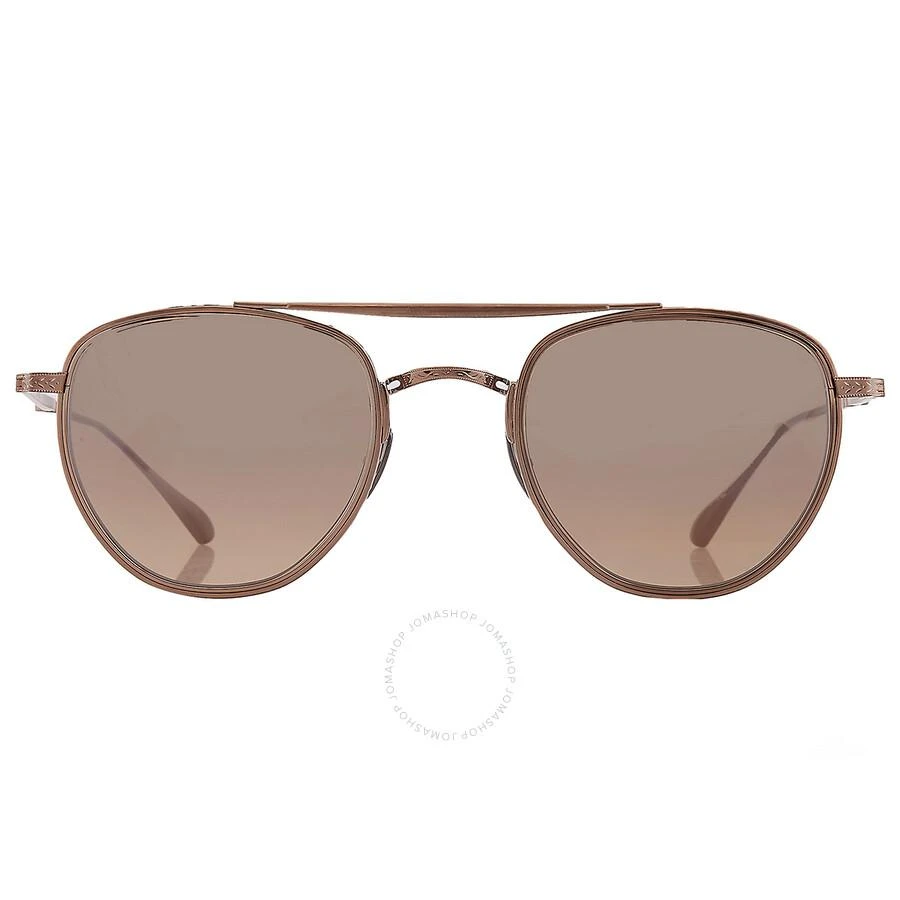 Mr. Leight ROKU II S Smokey Pilot Titanium Sunglasses ML4015 BBZ-PYR/SMKY 48 1