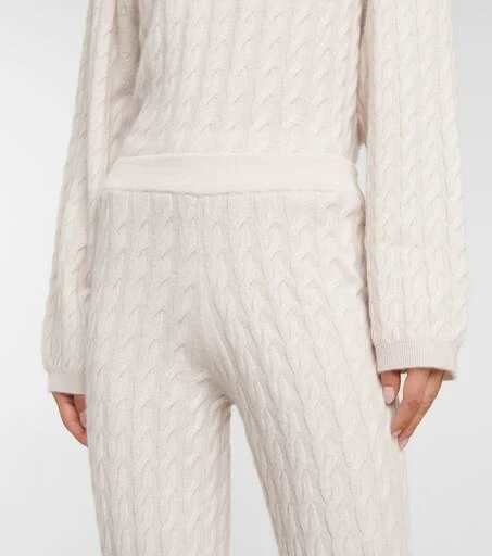 Jardin des Orangers Cable-knit cashmere pants 4