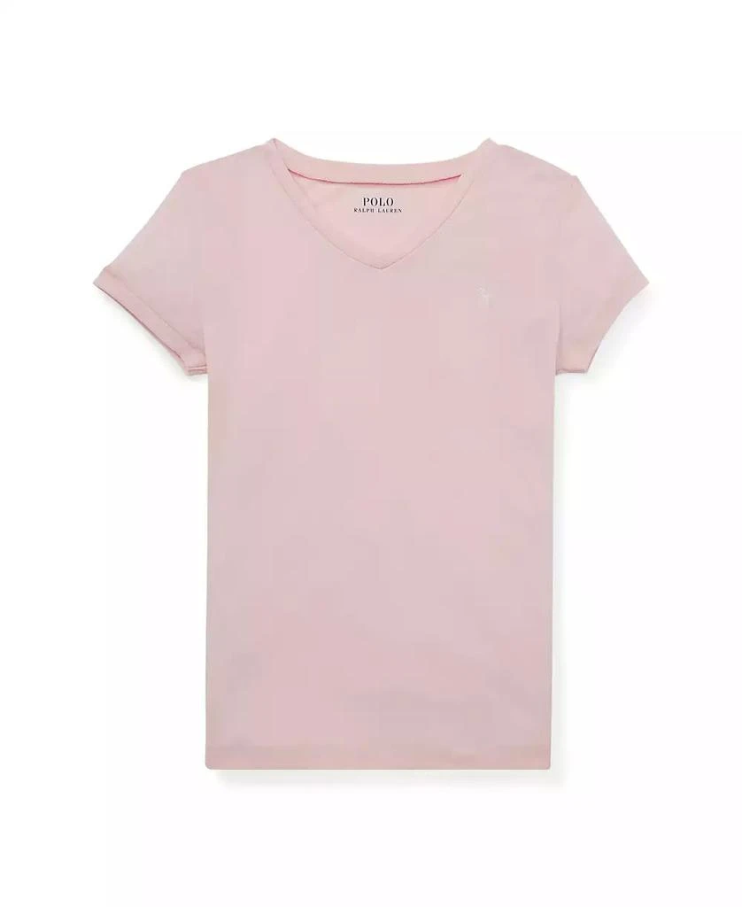 Ralph Lauren Big Girls Cotton Jersey V-Neck T-shirt 1