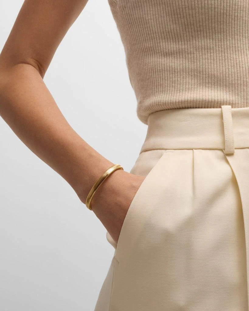 Nikos Koulis 18K Yellow Gold Bangle Bracelet 5