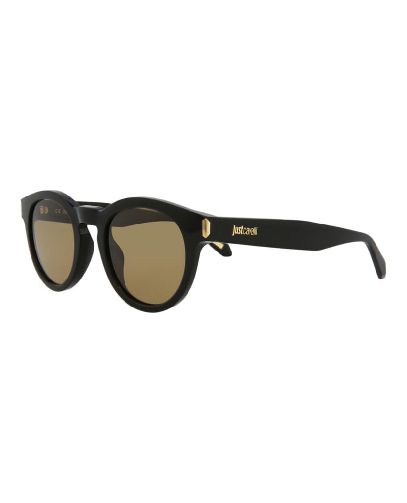 Just Cavalli Round-Frame Acetate Sunglasses