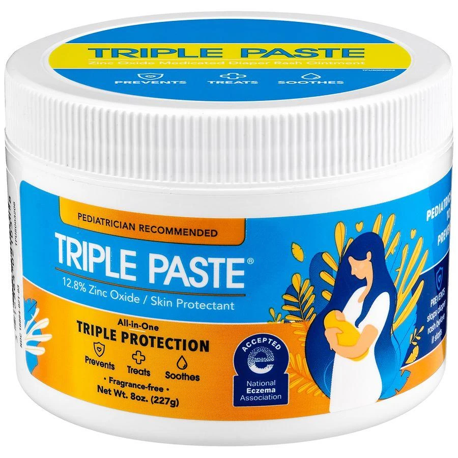 Triple Paste Medicated Ointment for Diaper Rash Unscented