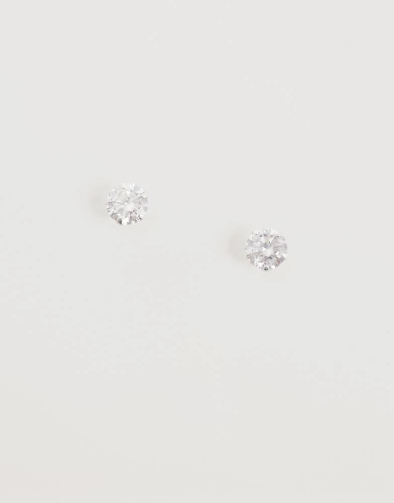 Kingsley Ryan Kingsley Ryan 5mm gemset round stud in sterling silver