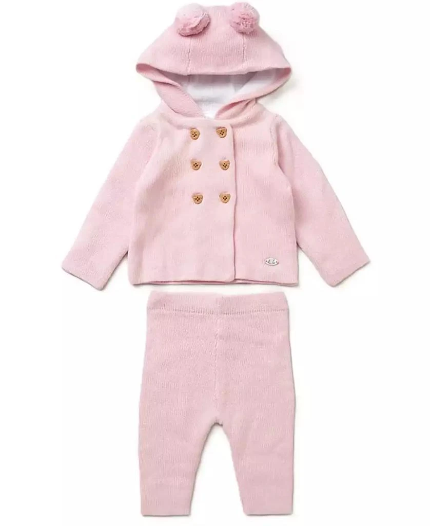 Rock-A-Bye Baby Boutique Baby Girls Jacket and Trouser Knitted, 2-Piece Set 2