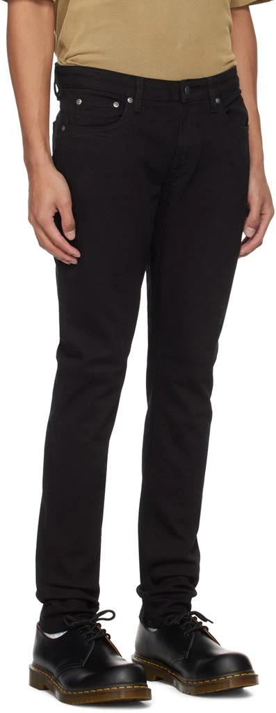 Nudie Jeans Black Skinny Lin Jeans 2