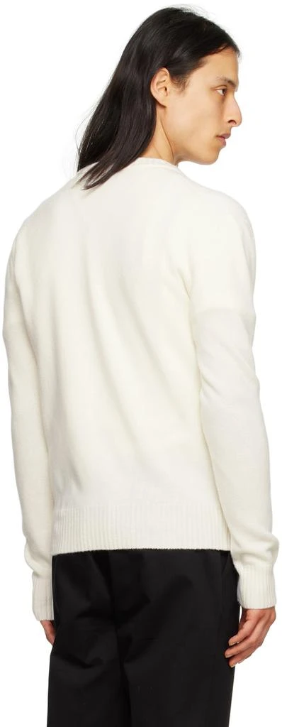 AMI Paris Off-White Ami de Cœur Cardigan 3