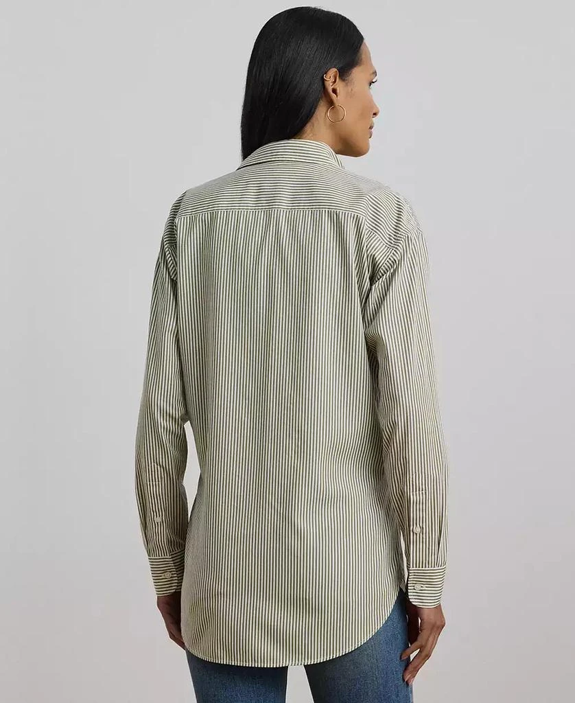 Ralph Lauren Women's Relaxed-Fit Striped Broadcloth Shirt 2