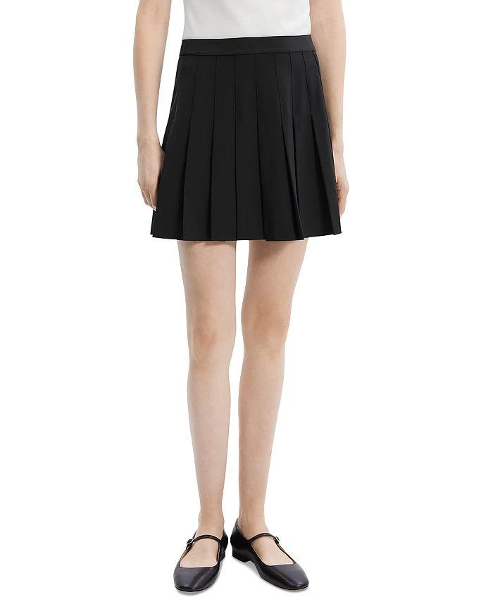 Theory | Pleated Mini Skirt