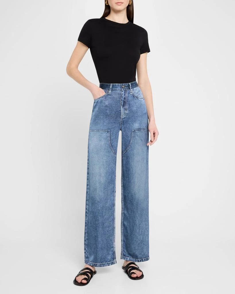 Rag & Bone Miramar Satin Logan Carpenter Jeans 2