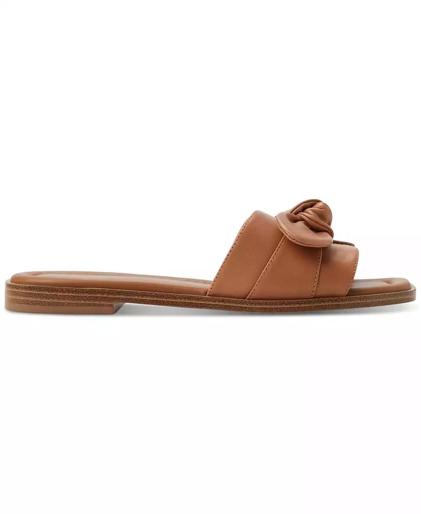 ALDO Women's Lavinia Knot-Trim Slide Flat Sandals 6