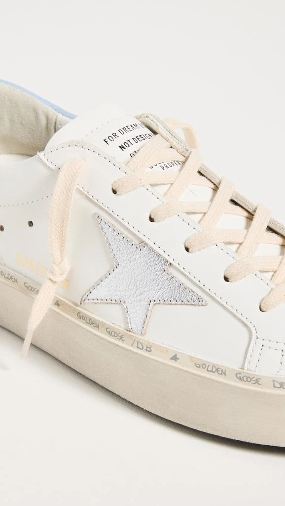 Golden Goose Hi Star Leather Upper and Heel Laminated Star Sneakers 5