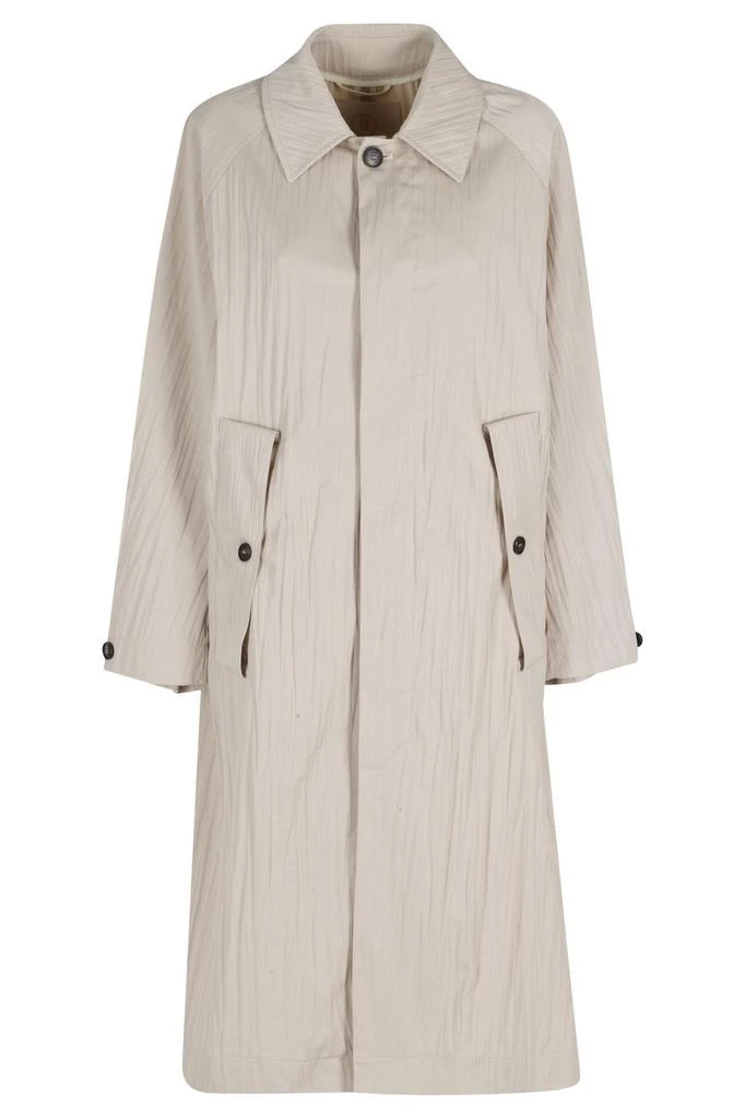 TELA Tela Vischio Crinkled Trench Coat