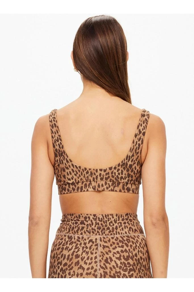 The Upside Panthera Scoop Neck Bra In Leopard 2