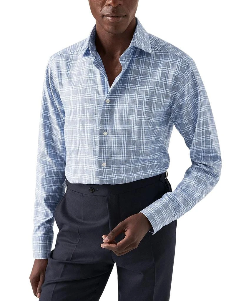 Eton Contemporary Fit Check King Twill Shirt 1