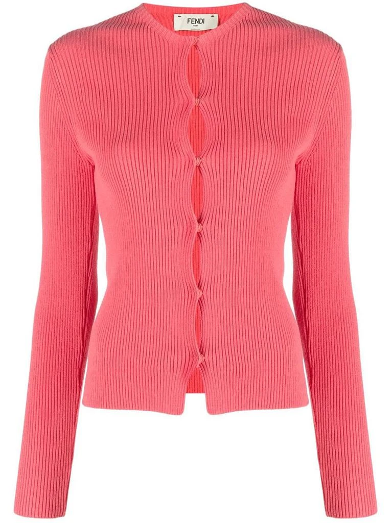 Fendi Fendi Buttoned Long-Sleeved Cardigan 1