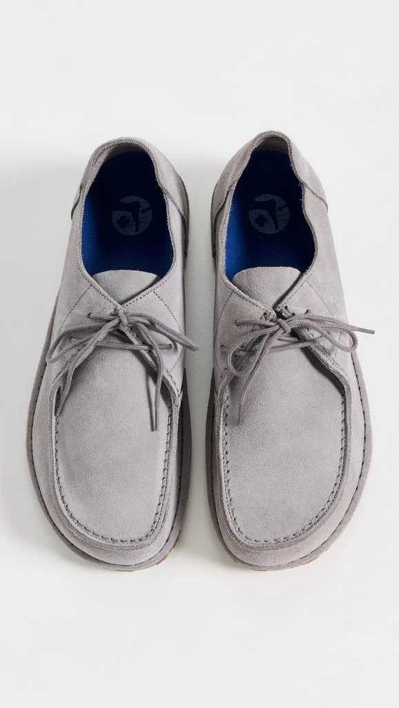 Birkenstock Utti Lace Up Deep Blue Loafers 3