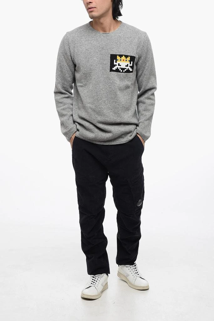 Comme des Garcons Comme Des Garçons SHIRT Crew Neck PACMAN Wool Blend Sweater 4