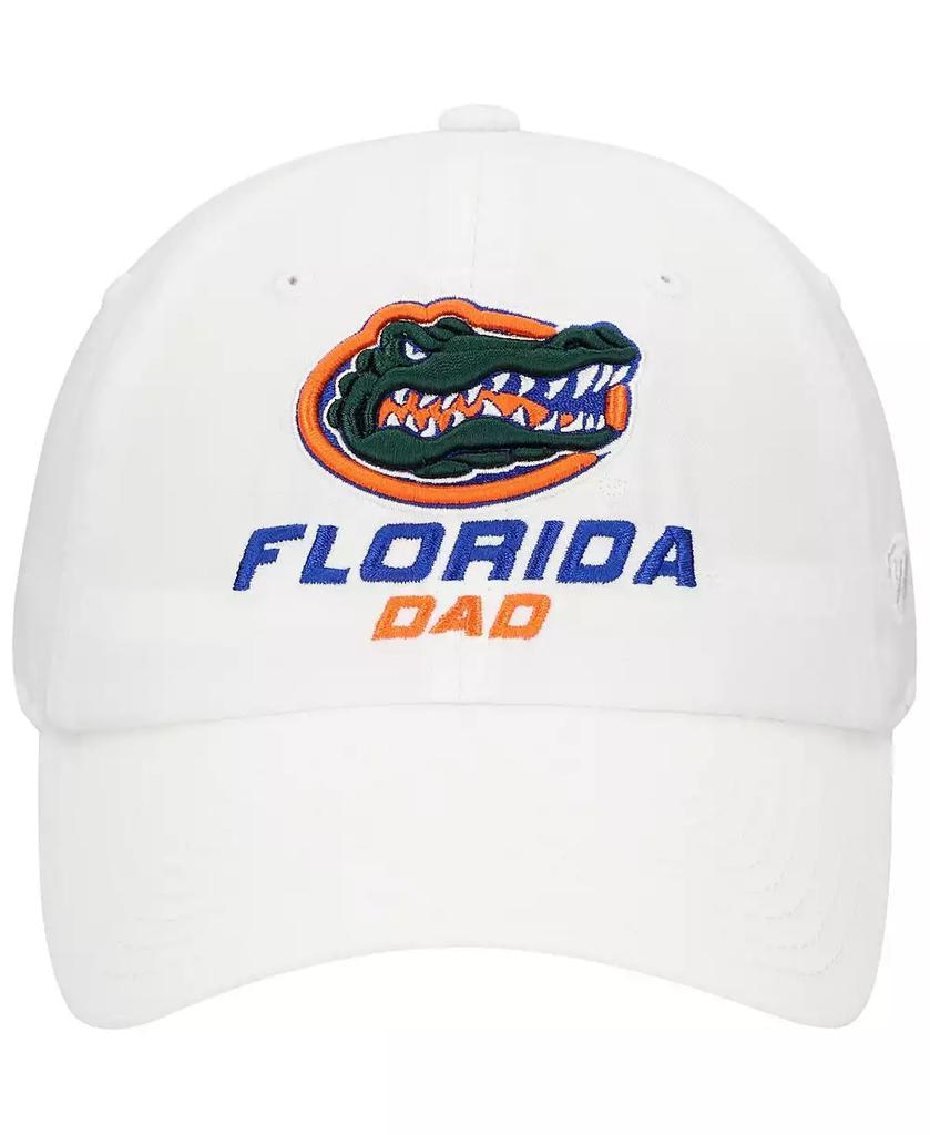 Top of the World Men's White Florida Gators Staple Dad Adjustable Hat