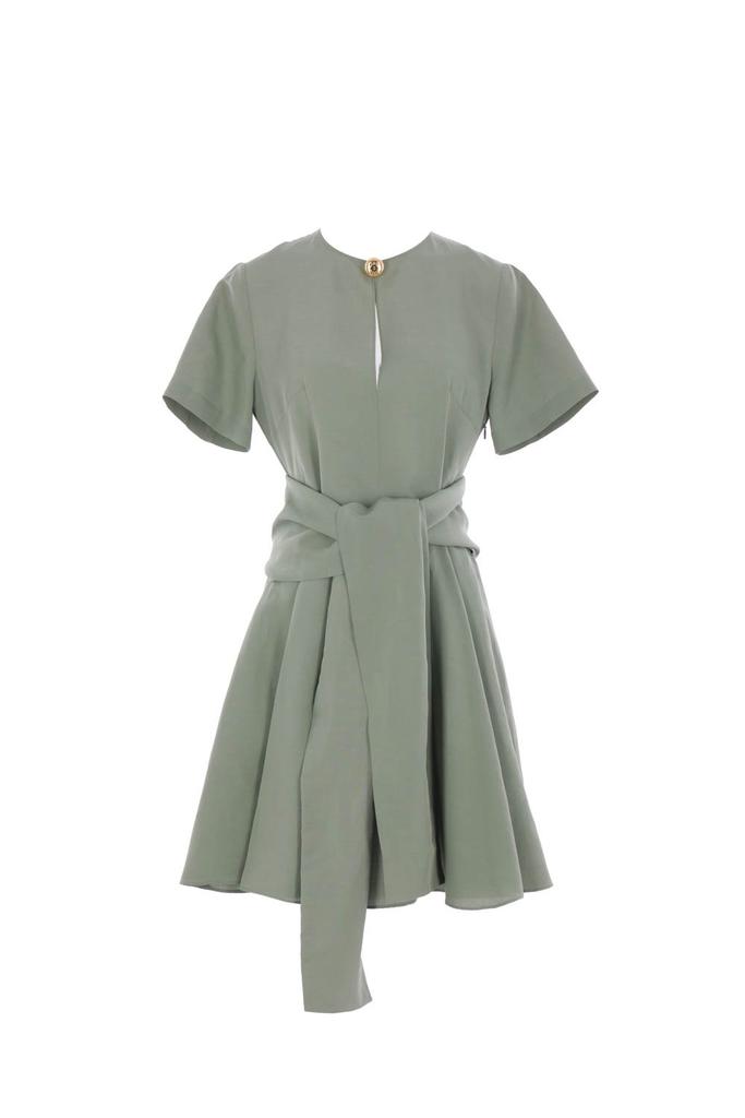 ワンピース LOEWE PEBBLE DRESS IN VISCOSE AND LINEN Women's Pebble dress in viscose and linen | LOEWE | 24S