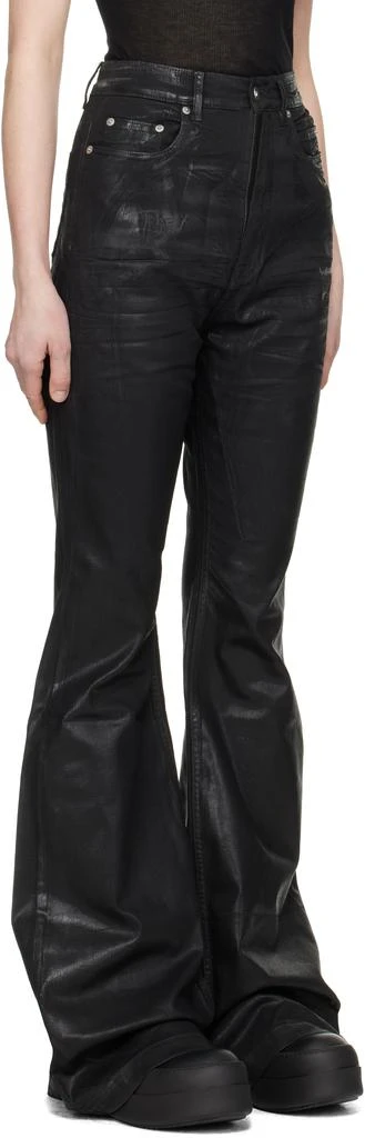 Rick Owens Black Hollywood Bolan Bootcut Jeans 2