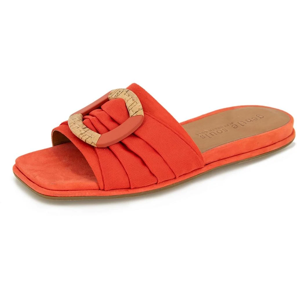 Gentle Souls Rhea Womens Cushioned Footbed Slip On Slide Sandals 2