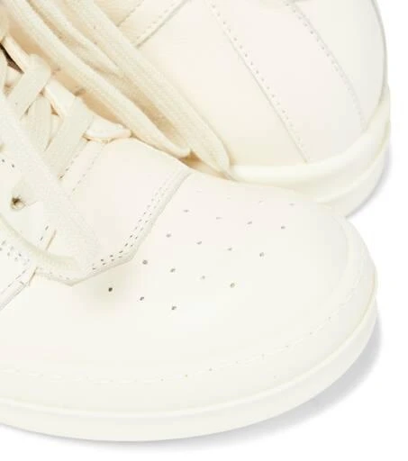 Rick Owens Kids Geobasket leather high-top sneakers 5