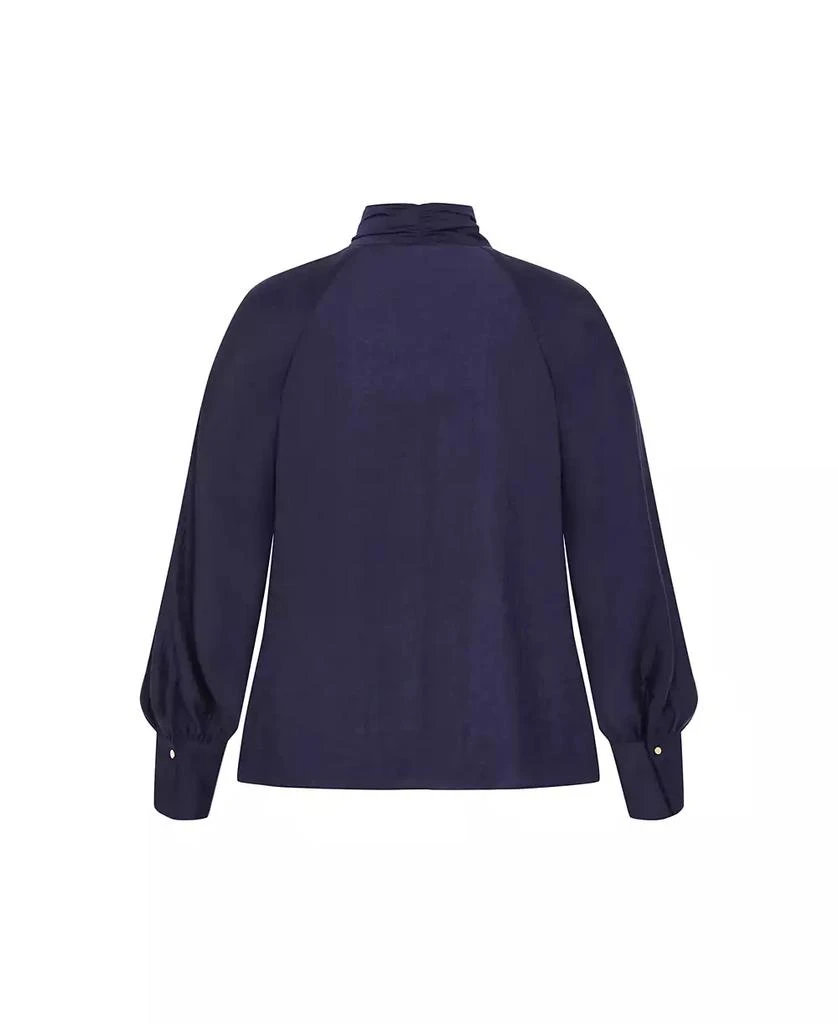 City Chic Women
s Kelsey Neck Tie Top 5