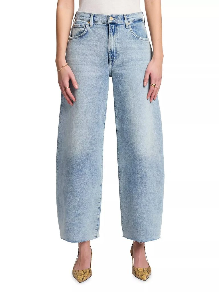 7 For All Mankind Bonnie Curvilinear HIgh-Rise Stretch Jeans 3
