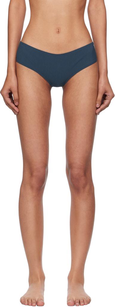 Fruity Booty Navy Bream Stripe Bikini Bottom