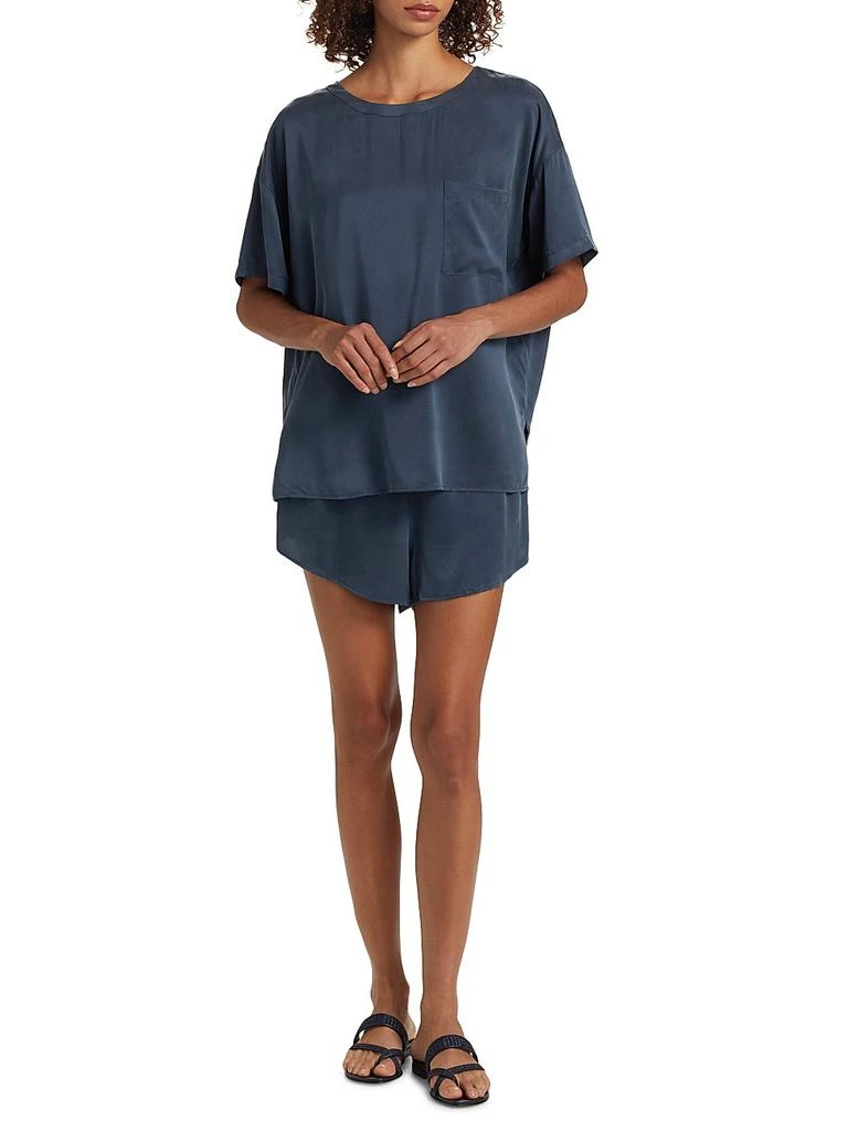 Lunya Washable Silk T-Shirt & Shorts Set 2