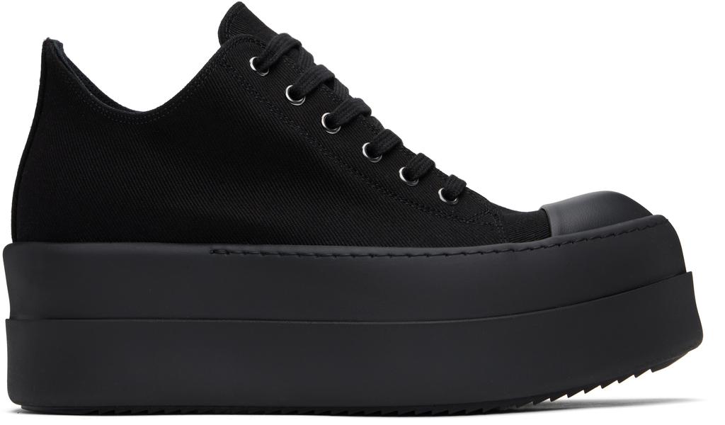 スニーカー Womens Double Bumper Low Sneaks Black Hollywood Double Bumper Low Sneaks Sneakers by Rick