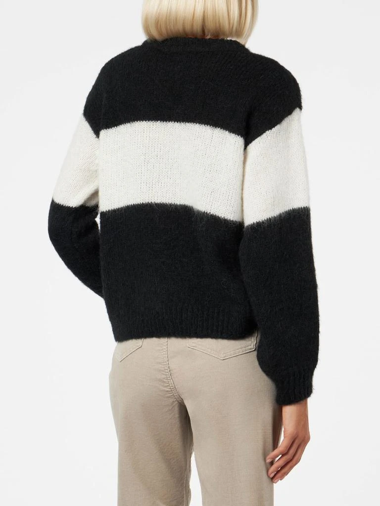 Mc2 Saint Barth Woman Boxy Shape Soft Sweater With Apres Chic Jacquard Print 2