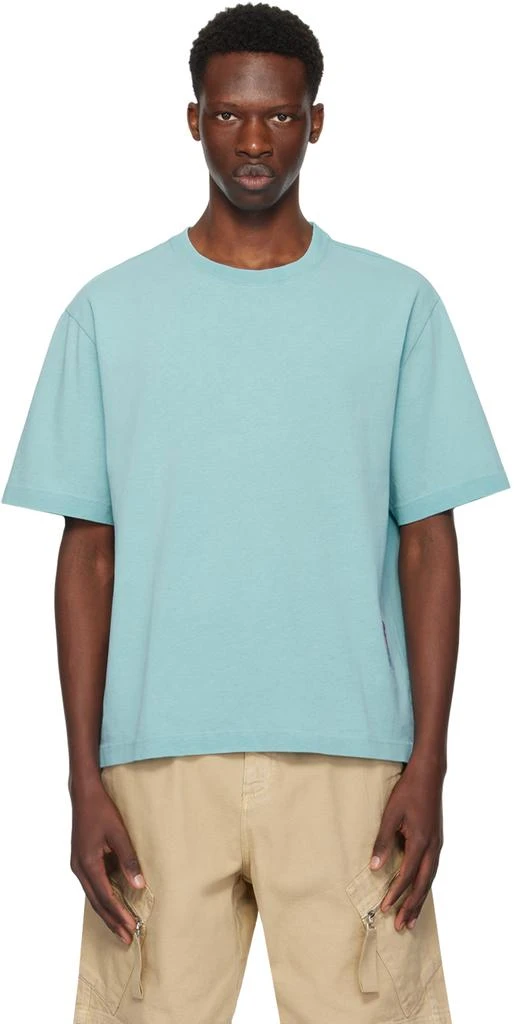 Maison Kitsune Blue Sunrise Tag T-Shirt 1