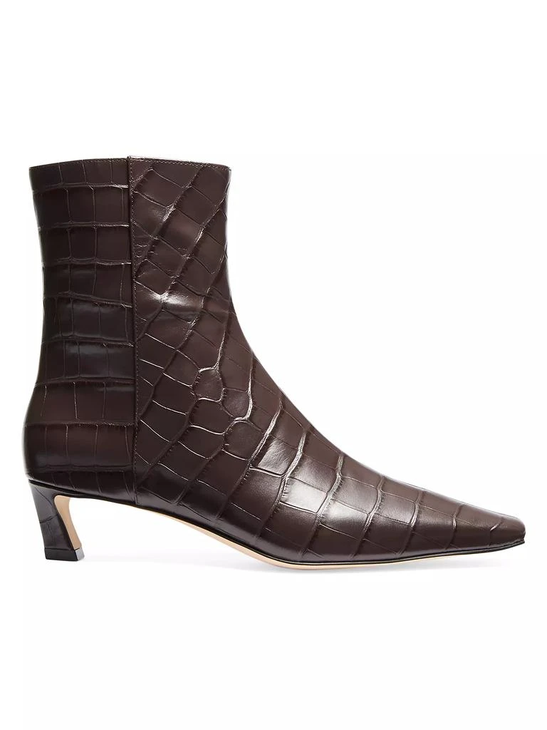 Michael Kors Cosmo 40MM Crocodile-Embossed Leather Booties 1