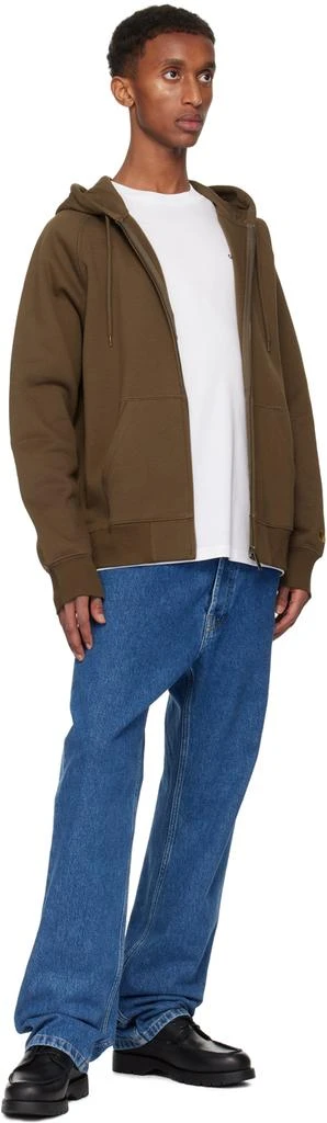 Carhartt WIP Brown Chase Hoodie 4