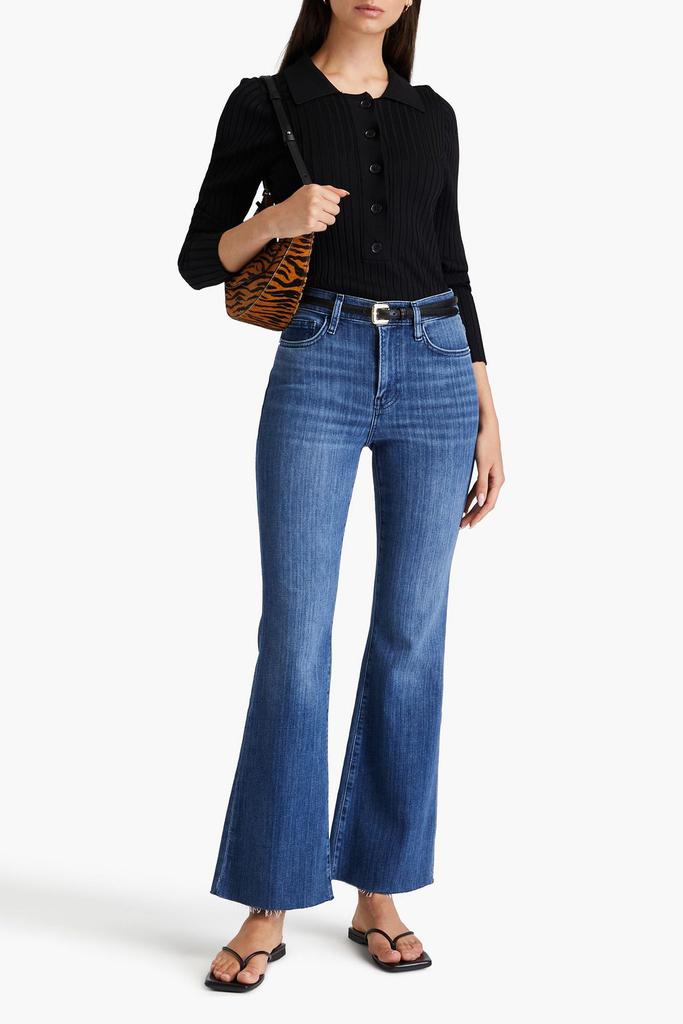FRAME Le Easy high-rise flared jeans