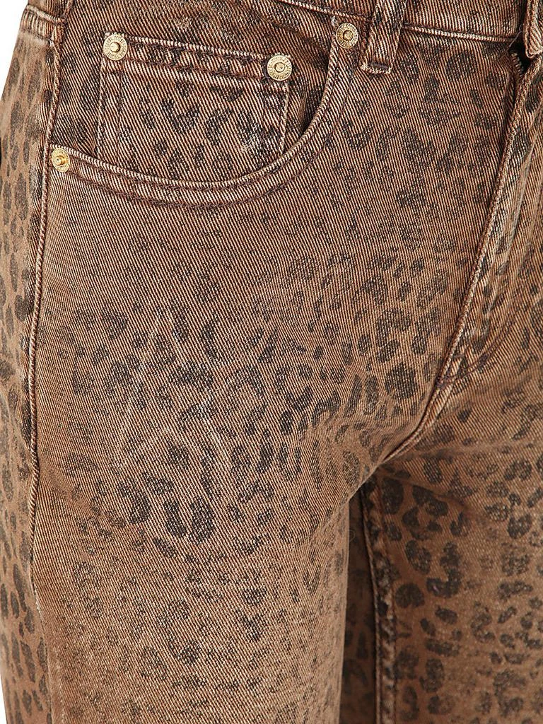 Golden Goose Golden Goose Deluxe Brand Leopard Printed Flared Jeans 4