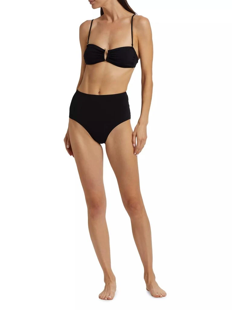 Nili Lotan High-Waisted Bikini Bottoms 2