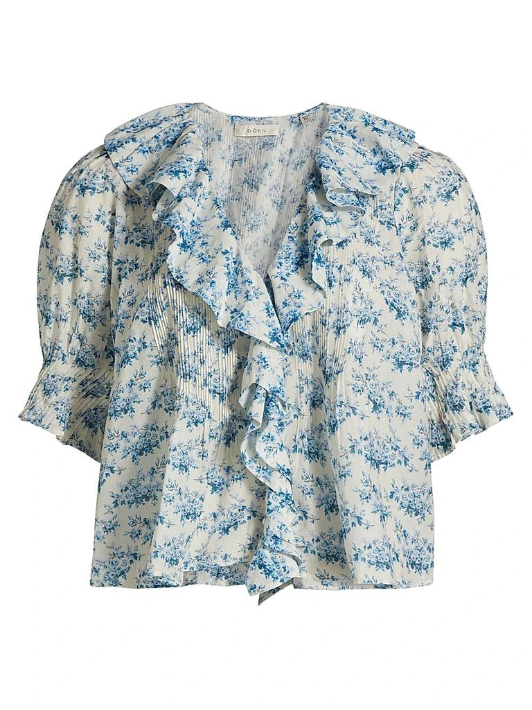 DÔEN Henri Floral Cotton Top 1