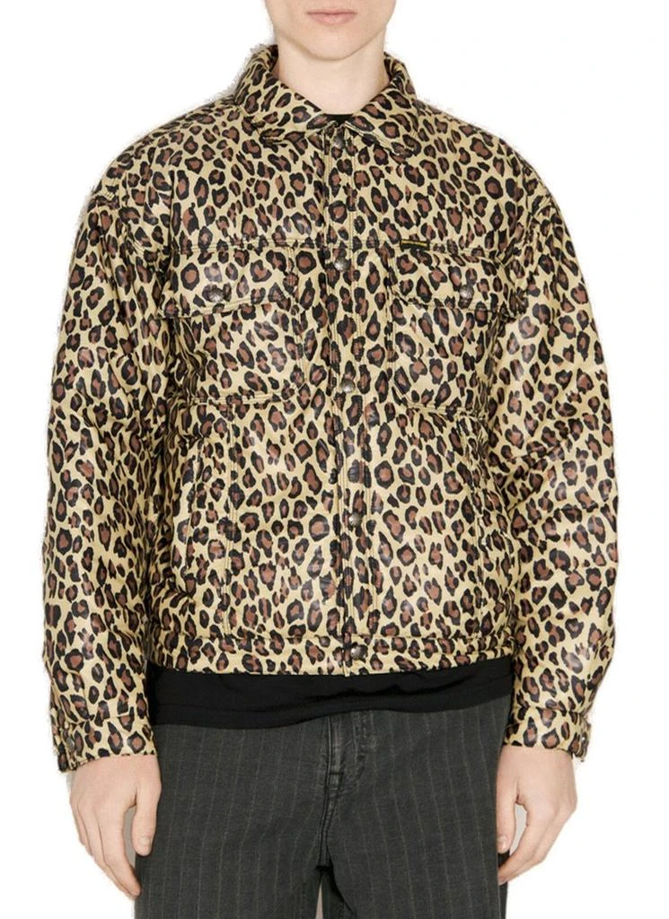 Fucking Awesome Fucking Awesome Leopard Printed Trucker Jacket 1